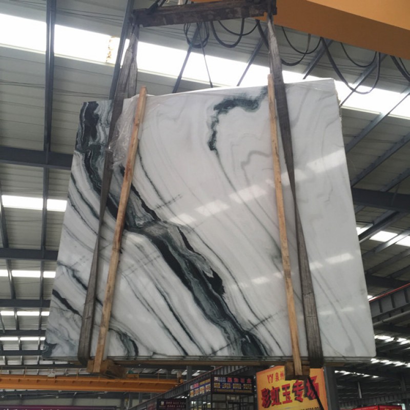 Chinese Xiamen Marble Panda Slab Prices In Pakistan 1.8 Thick