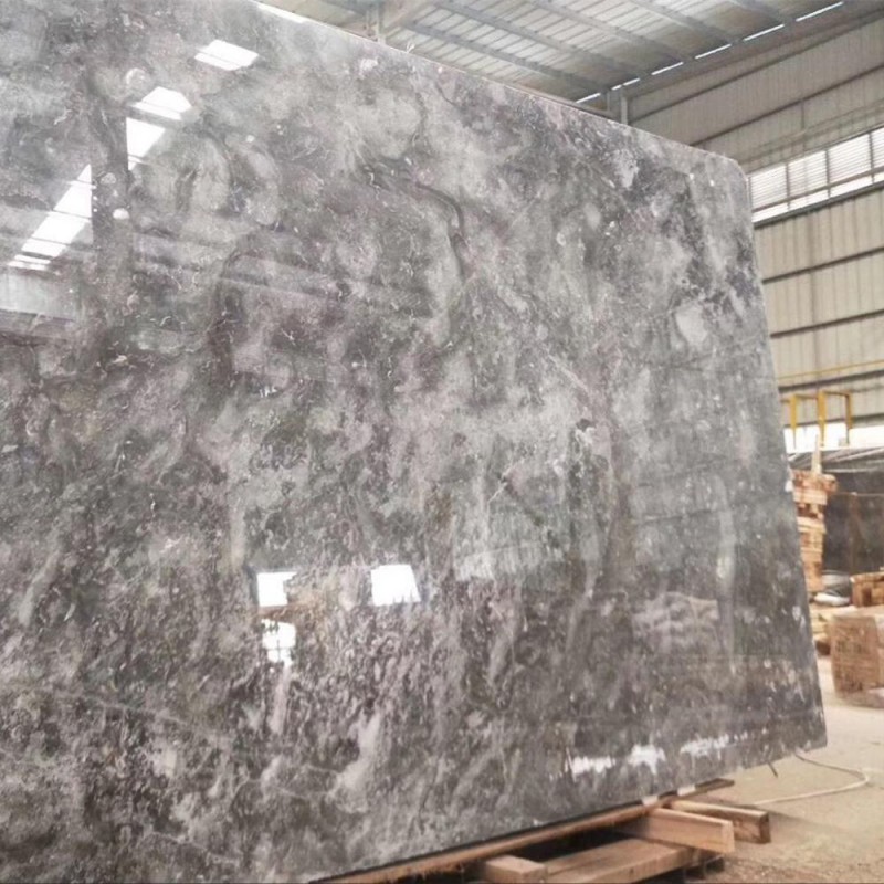 High Quality Romantic Grey Marble Polished Slabs Tiles From China