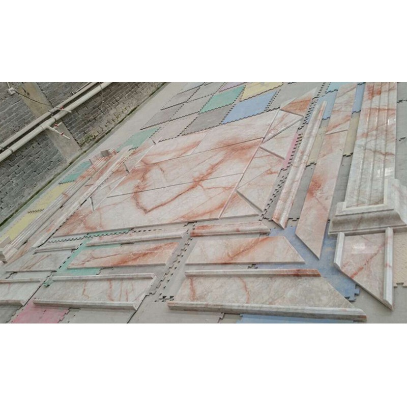 Rosa Pink Marble White Brown Marble Slab Tile With Red Spider Veins