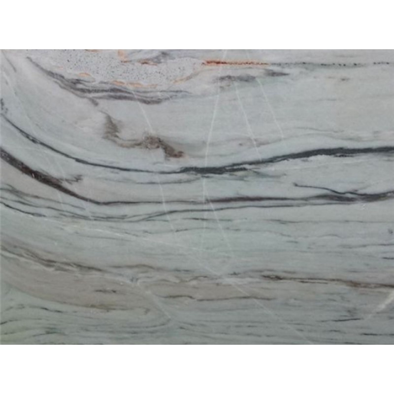 Zebra Gray Marble, Quarried In Iran, Semi White