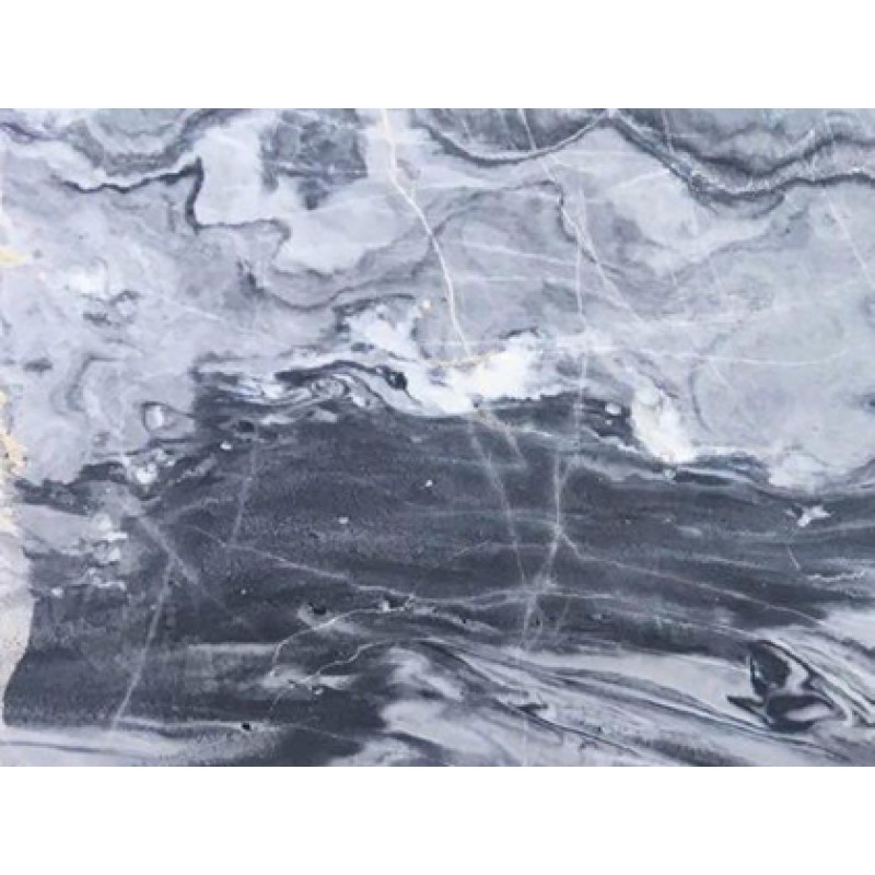 Iran, Grey, Blue Lagoon Marble