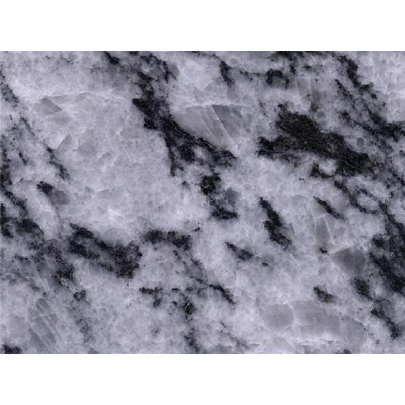 China White Blue Crystal Marble