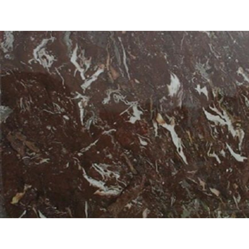 China Brown Colorful Coral Marble