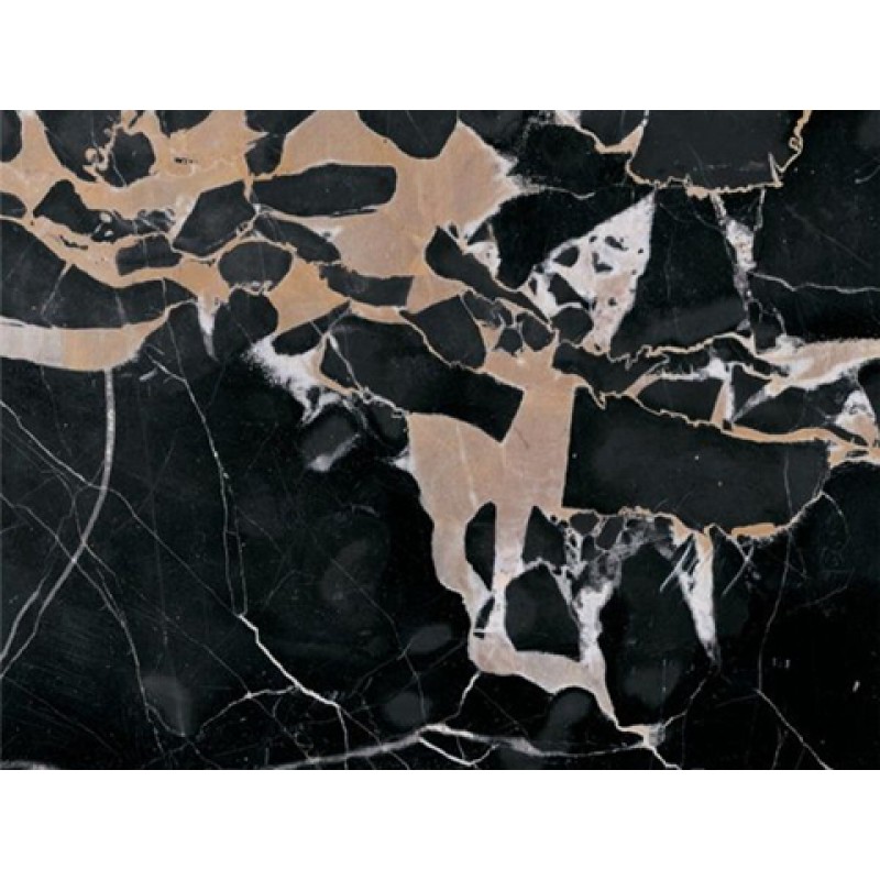 Italy Black Portoro Argento Marble